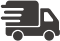 Icon of a fast delivery truck