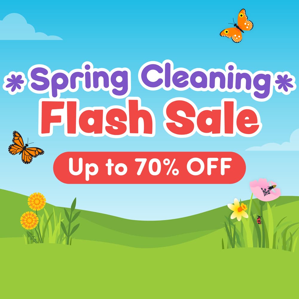 Spring Cleaning Flash Sale! Up to 70% Off!