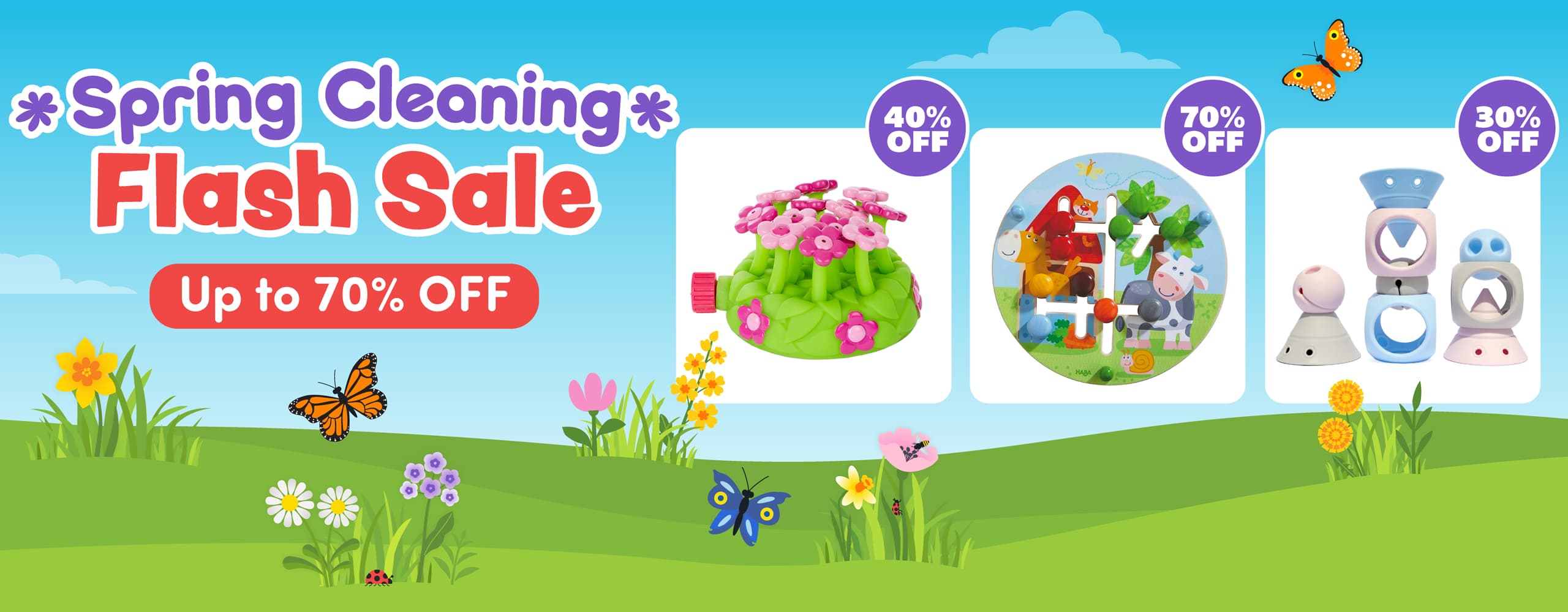 Spring Cleaning Flash Sale! Up to 70% Off! - Shop Now!