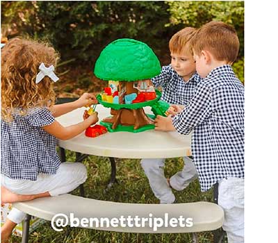 @bennetttriplets - Timber Tots Tree House