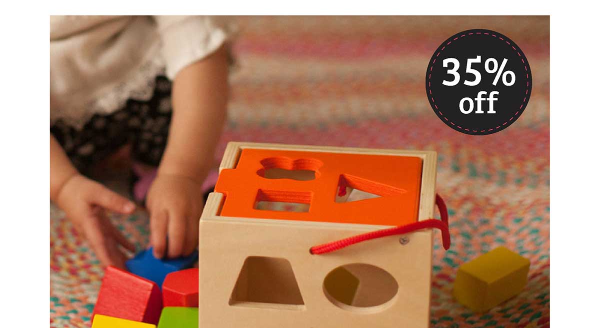 Take-Along Shape Sorter - 35% Off!