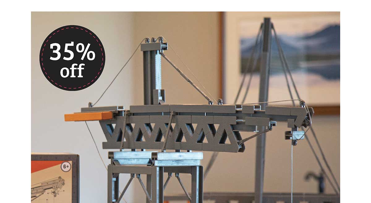 Mini Unit Beams - Crane Builder Set - 178 piece set - 35% Off!