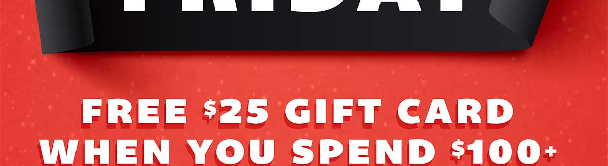 Free $25 Gift Card when you spend $100+! Use code zg-4549 at Checkout!
