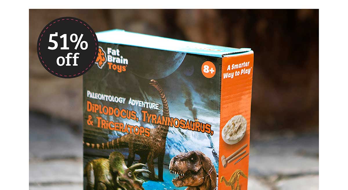 Paleontology Adventure: Diplodocus Tyrannosaurus Trceratops - 51% Off!