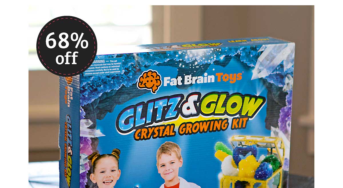 Glitz & Glow Crystal Growing Kit - 68% Off!