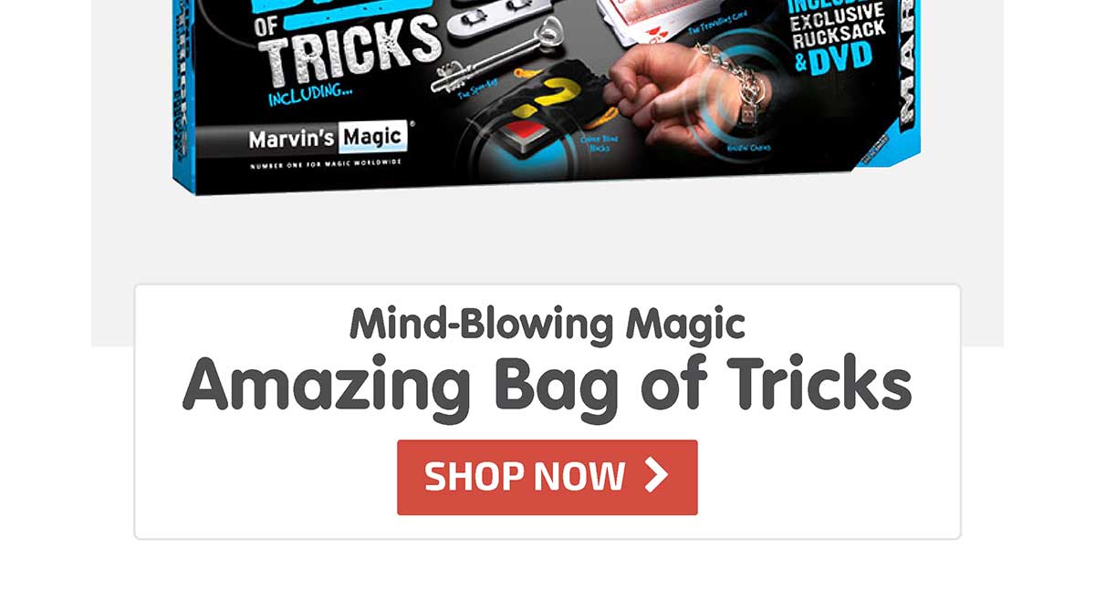 Mind-Blowing Magic - The Amazing Bag of Tricks - 58% Off! - Shop Now