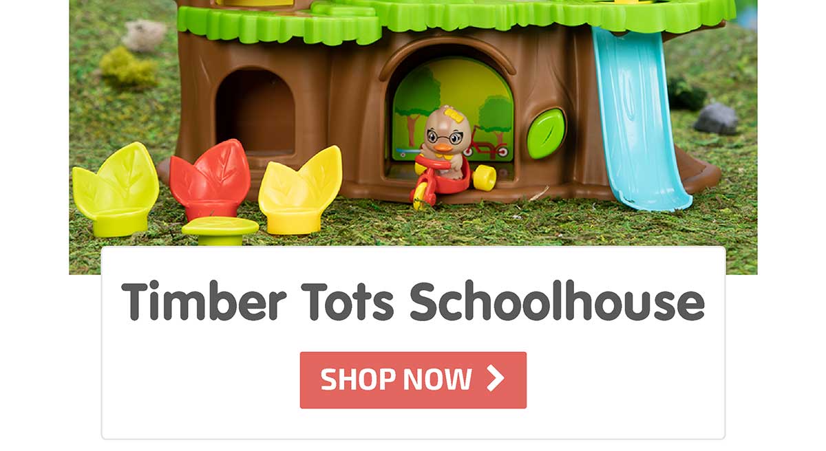 Timber Tots Schoolhouse - Shop Now
