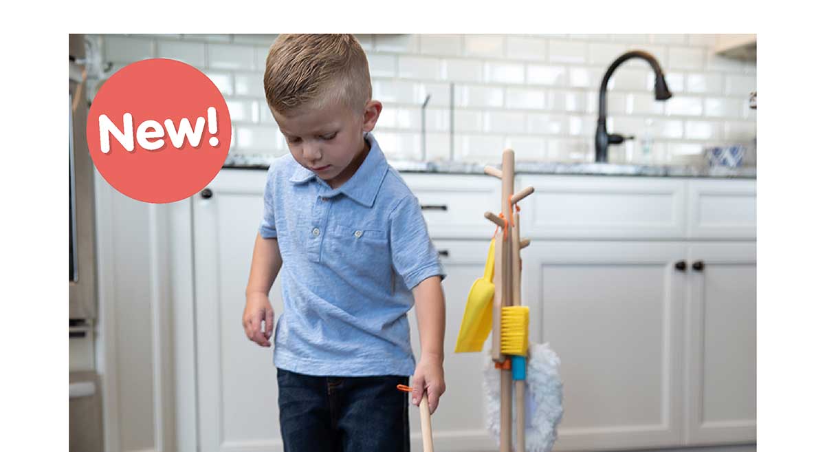 Sweep, Scrub, and Shine Cleaning Set
