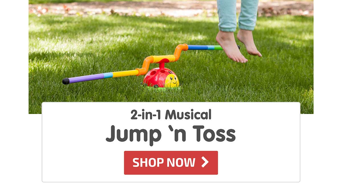 2-in-1 Musical Jump 'n Toss - Shop Now