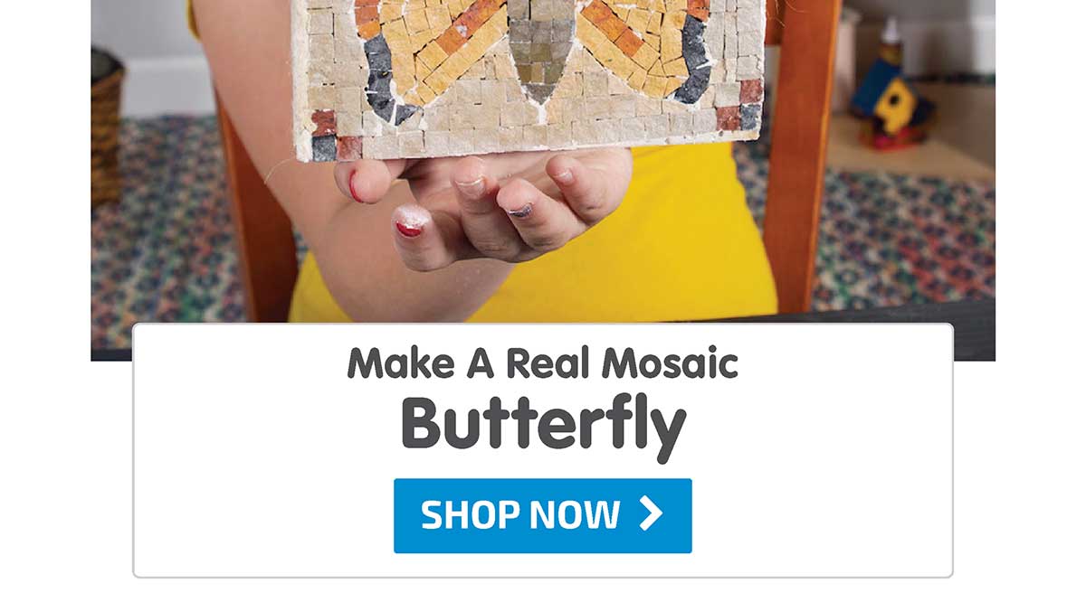 Make A Real Mosaic - Butterfly - Shop Now