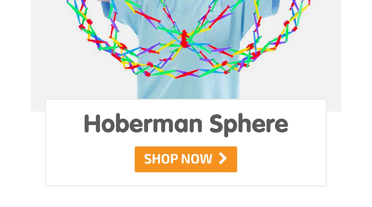 Hoberman Sphere - Rainbow - Shop Now