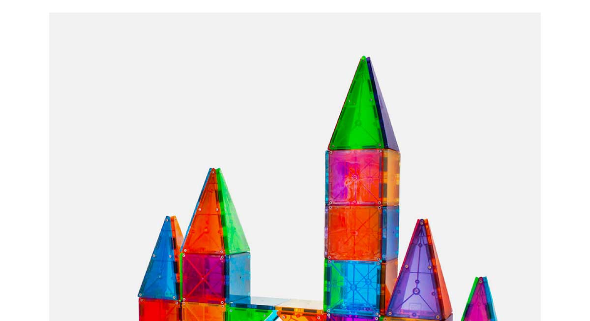 Magna-Tiles Clear Colors 100pc Set