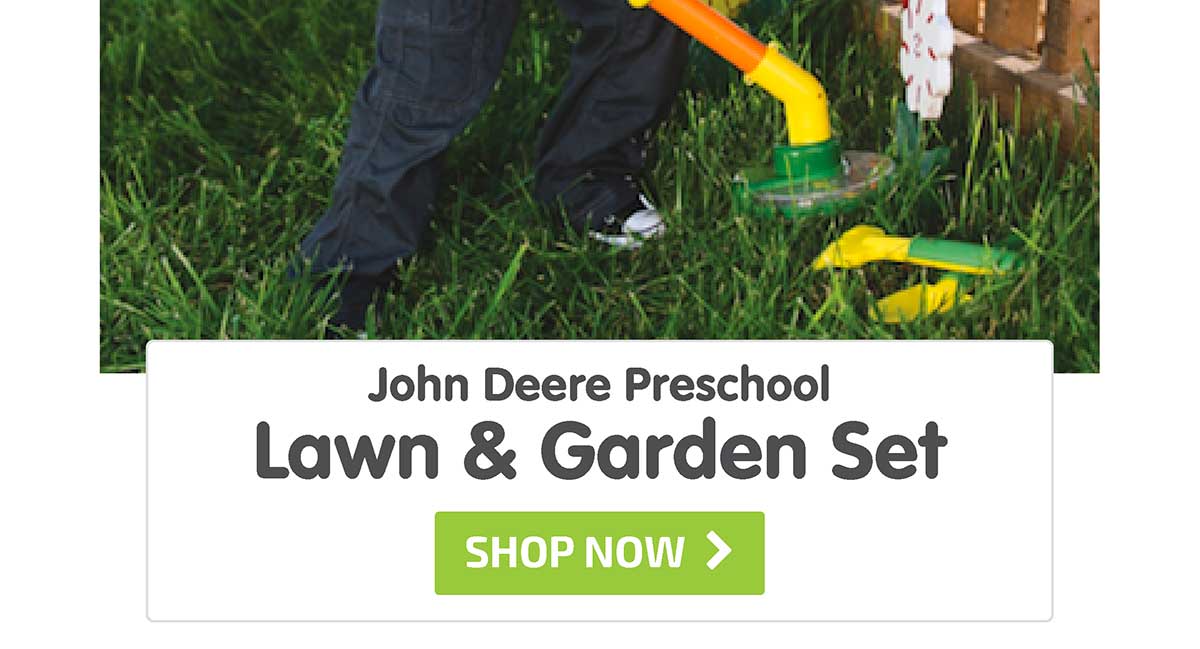 John Deere Preschool Lawn & Garden Set - Shop Now