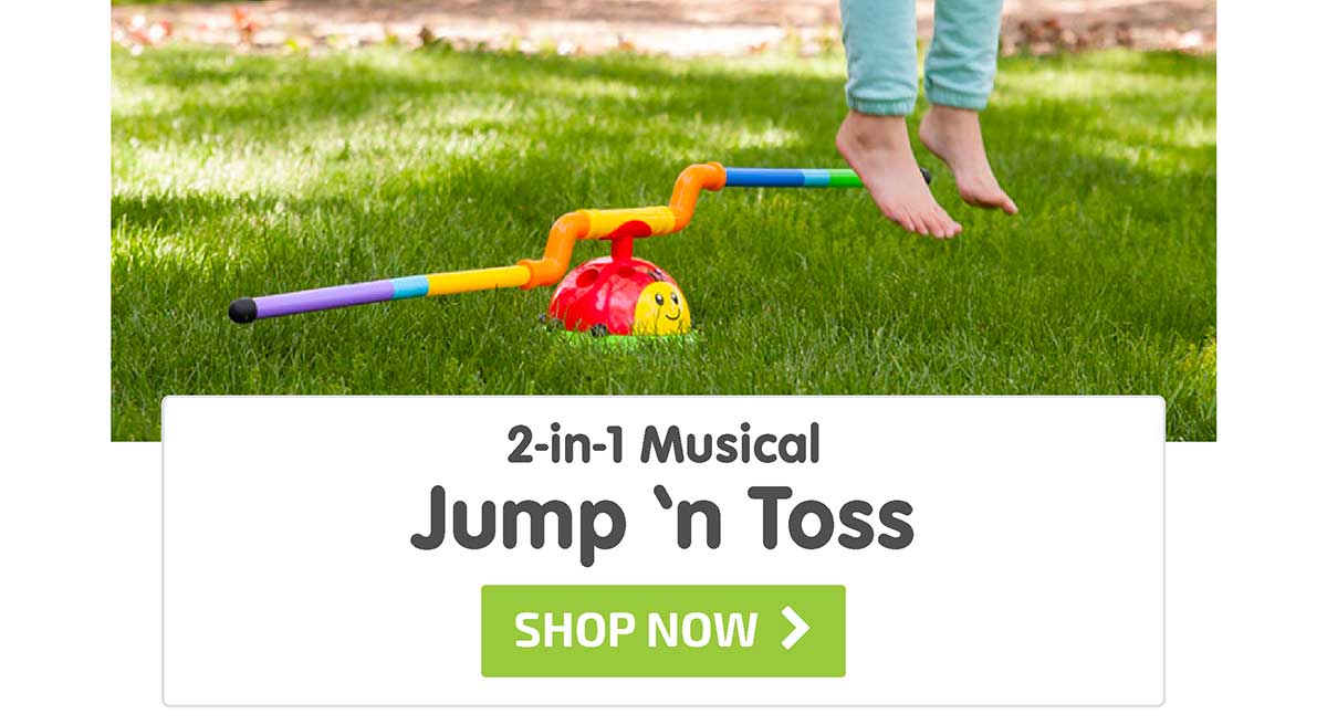 2-in-1 Musical Jump 'n Toss - Shop Now