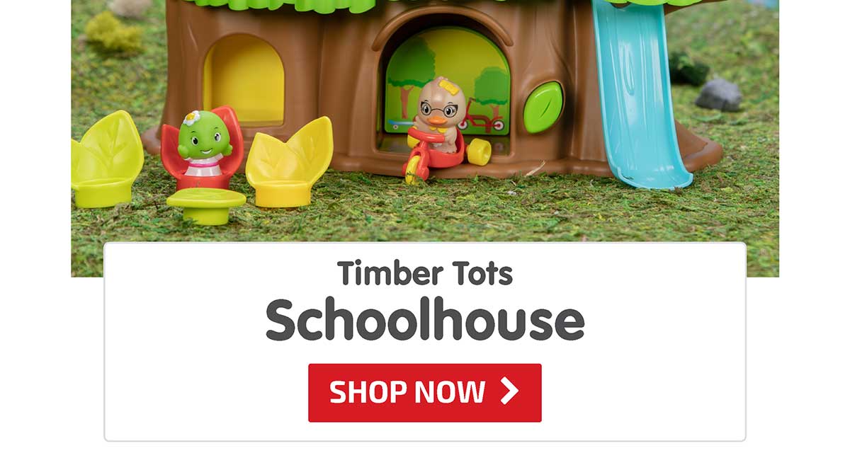 Timber Tots Schoolhouse - Shop Now