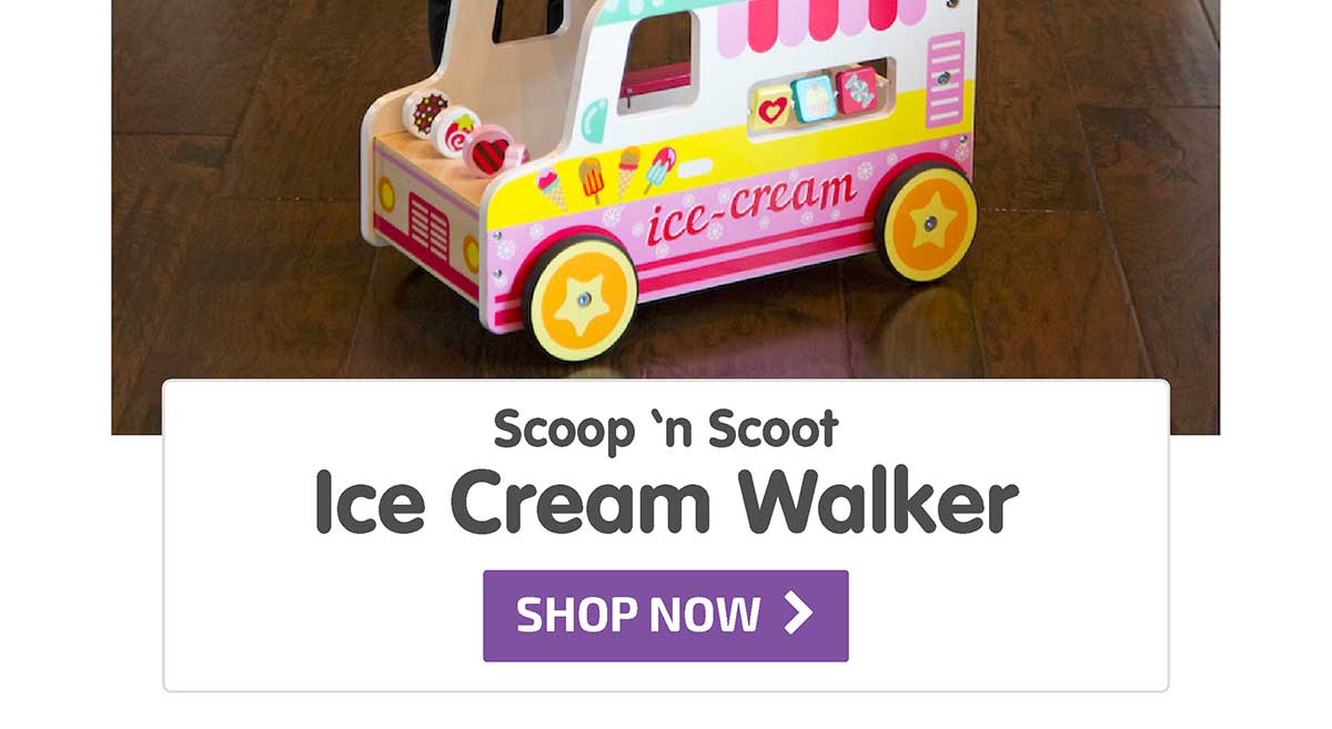 Scoop 'n Scoot Ice Cream Walker - Shop Now