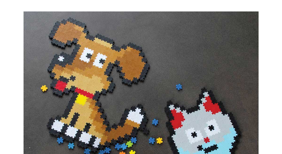 Jixelz 700pc Set - Playful Pets