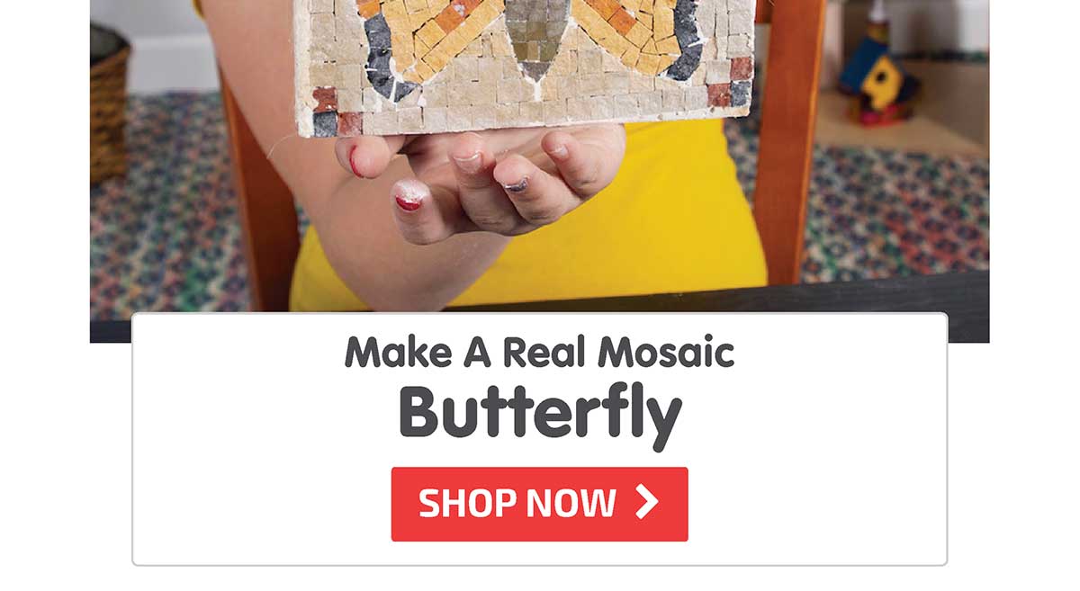 Make A Real Mosaic - Butterfly - Shop Now