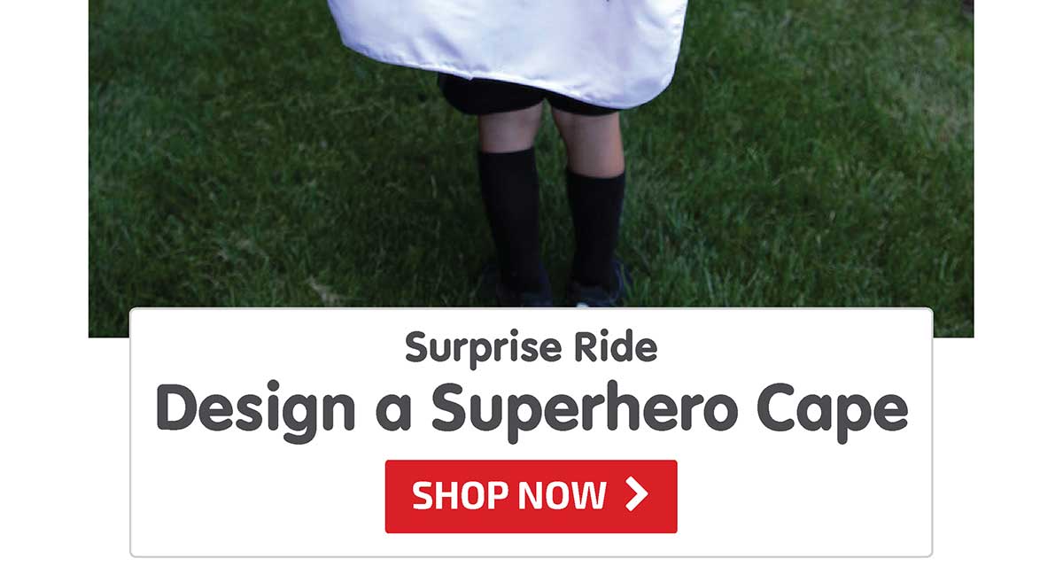 Surprise Ride - Design A Superhero Cape Kit - Shop Now