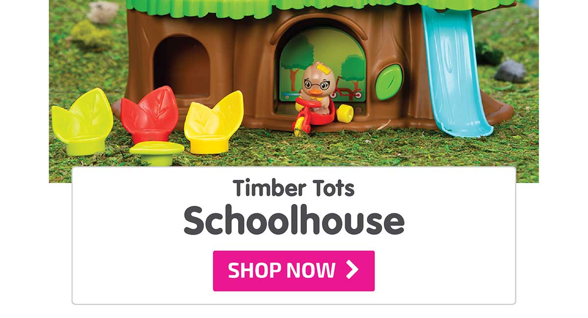 Timber Tots Schoolhouse - Shop Now