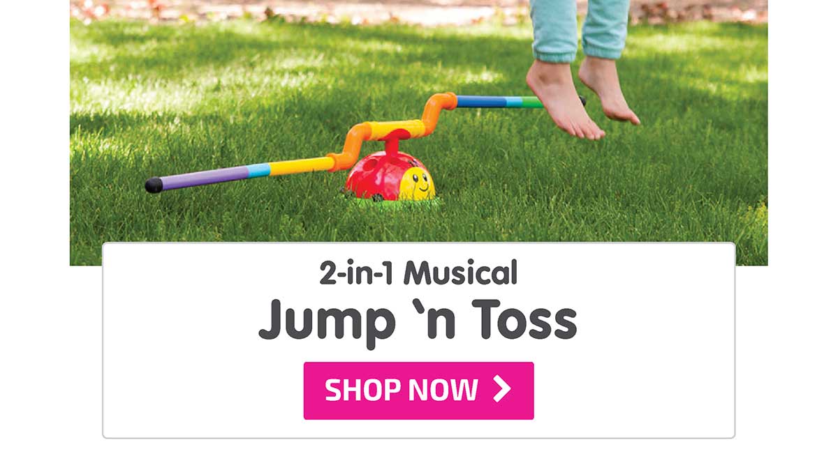 2-in-1 Musical Jump 'n Toss - Shop Now