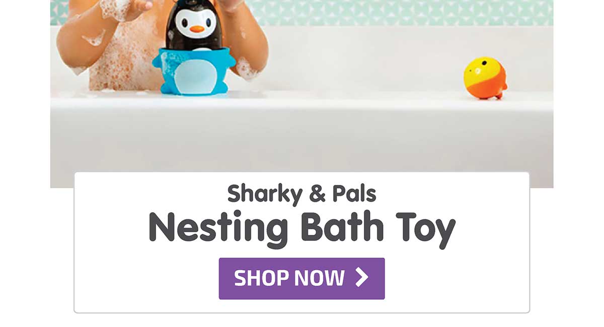 Sharky & Pals Nesting Bath Toy - Shop Now
