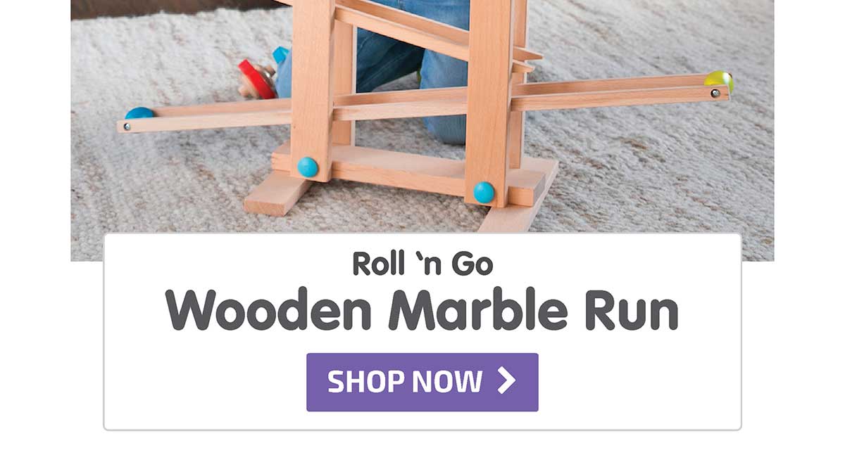 Roll 'n Go Wooden Marble Run - Shop Now