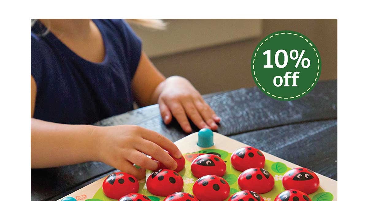 Ladybug's Garden Memory Game - 10% Off