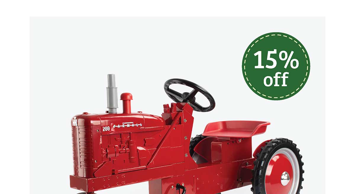 Farmal C Narrow Front Pedal Tractor - 15% Off