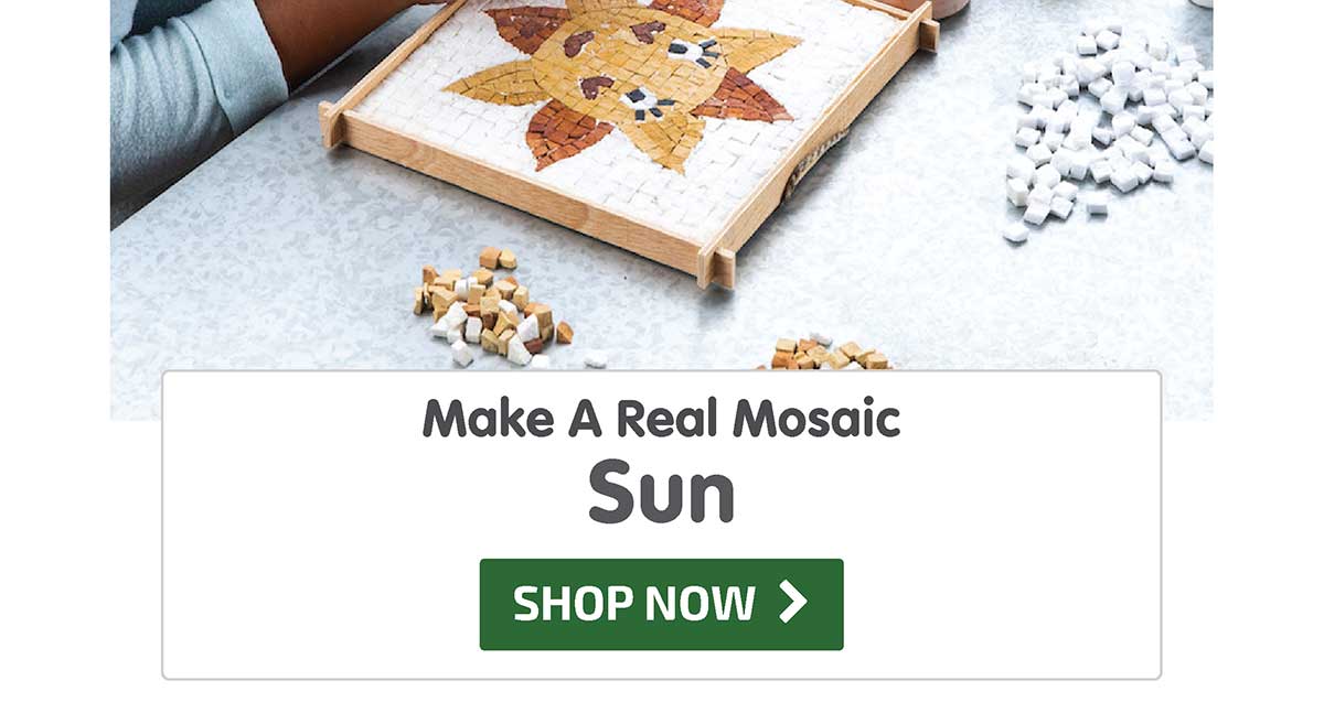 Make A Real Mosaic - Sun - 10% Off - Shop Now