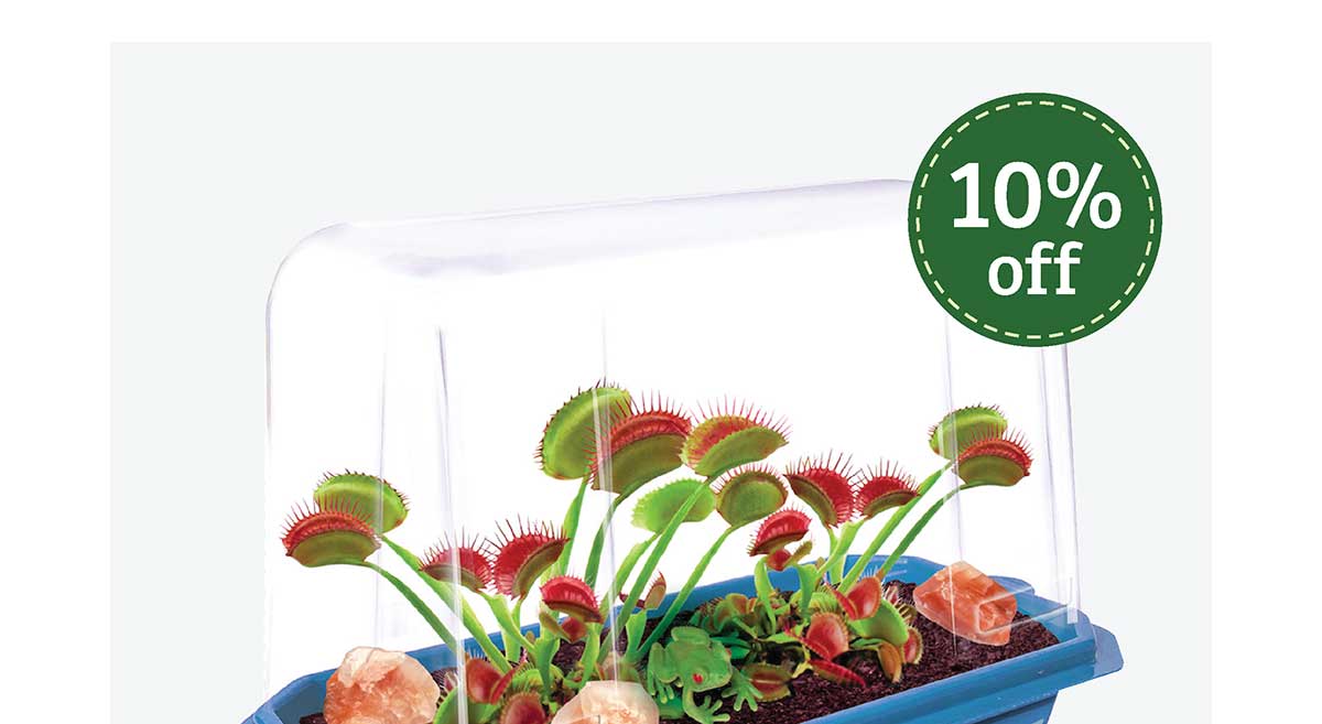Frightening Flytraps Miniature World - 10% Off