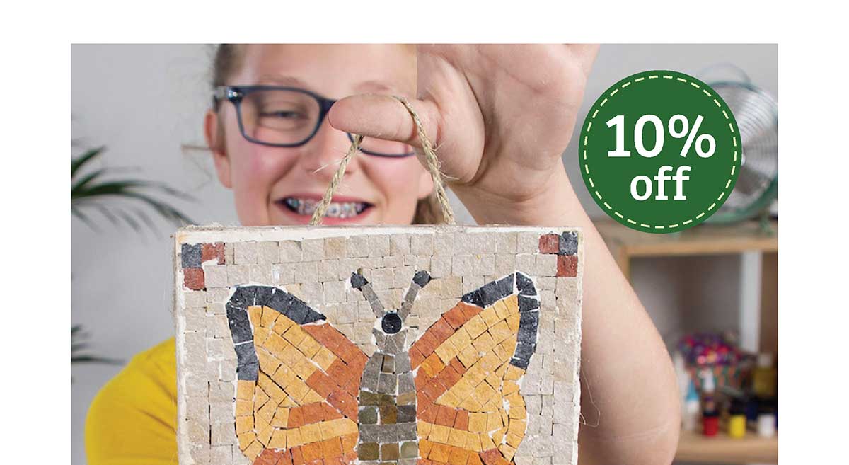 Make A Real Mosaic - Butterfly - 10% Off