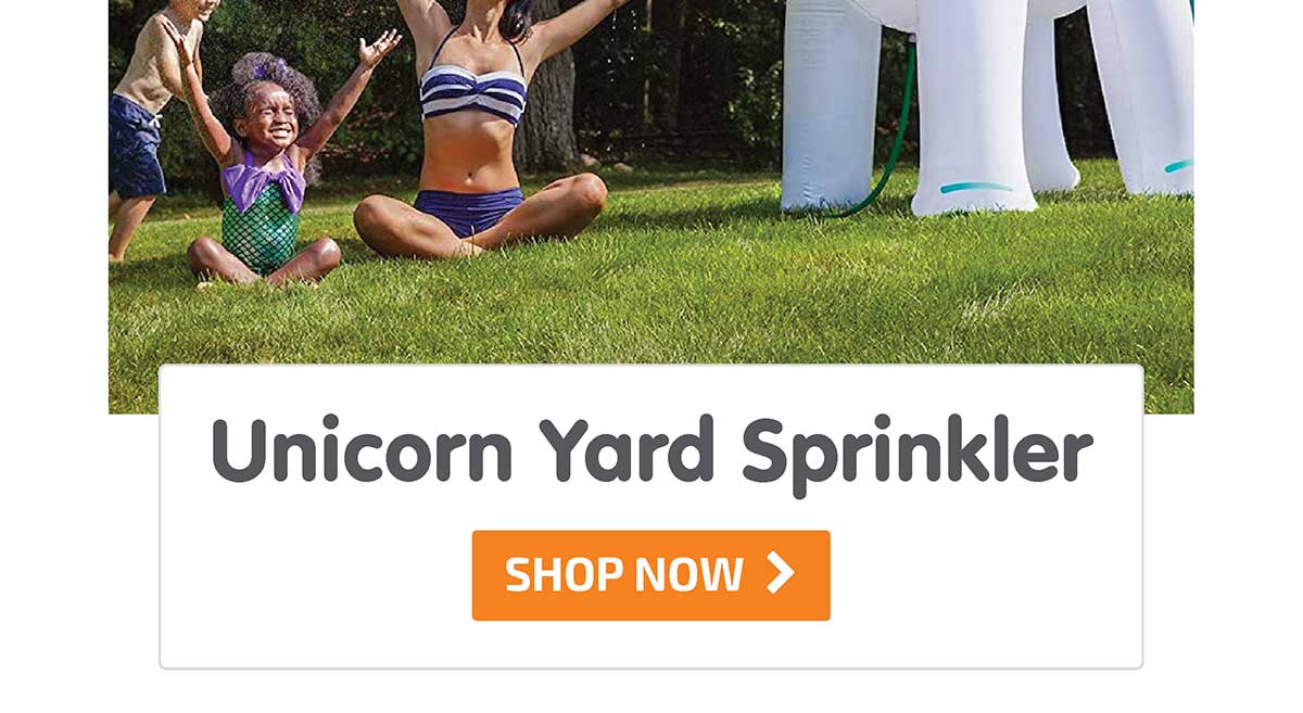 Unicorn Yard Sprinkler - Shop Now