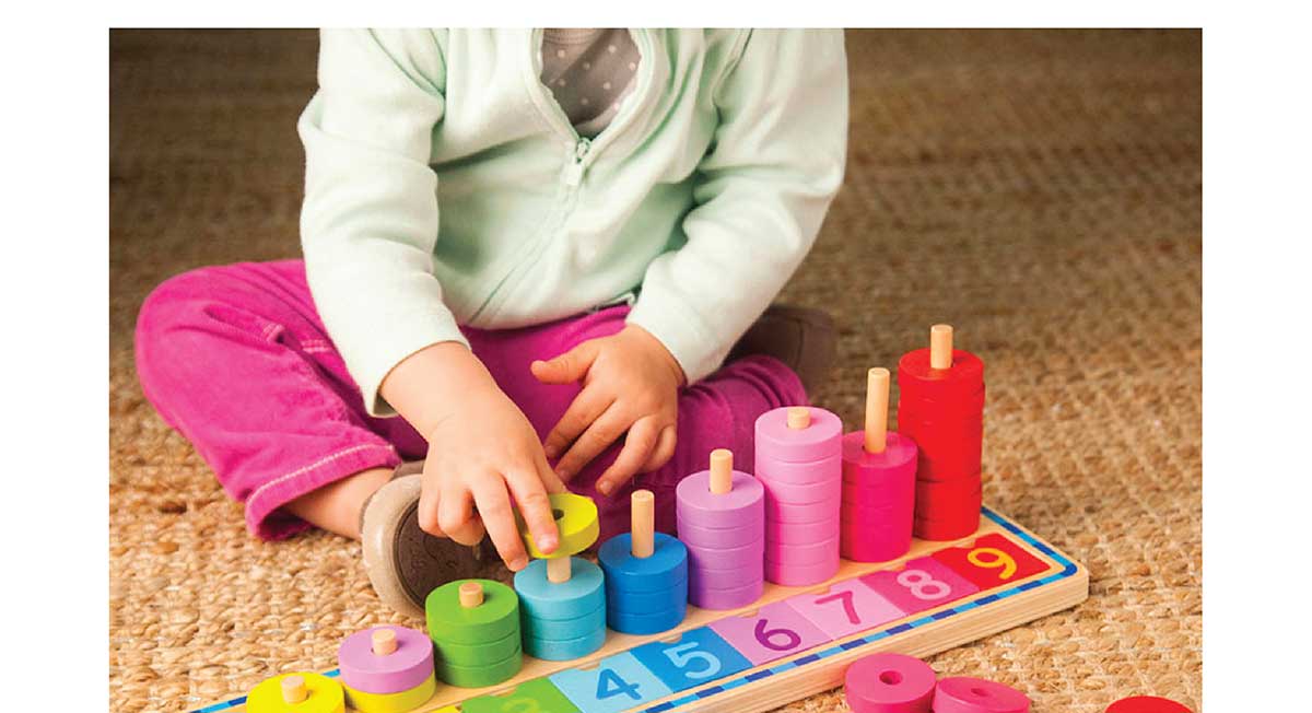 Count and Sort Stacking Tower