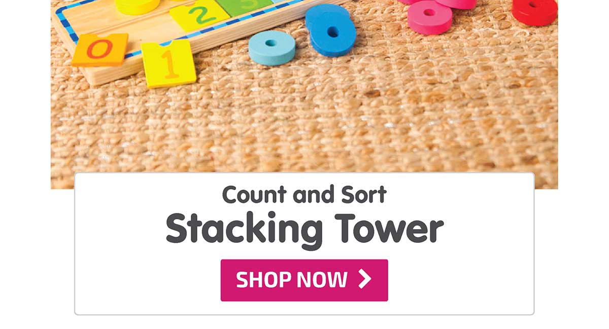 Count and Sort Stacking Tower - Shop Now
