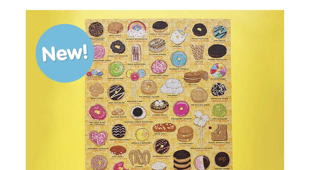 Ridley's Donut Lover's Jigsaw Puzzle 1000 pc