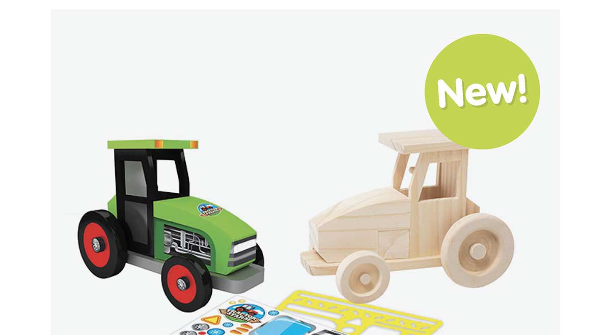 Works of Ahh Paint Your Own Farm Tractor