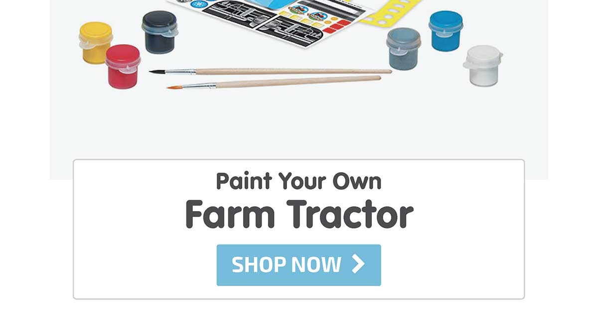 Works of Ahh Paint Your Own Farm Tractor - Shop Now