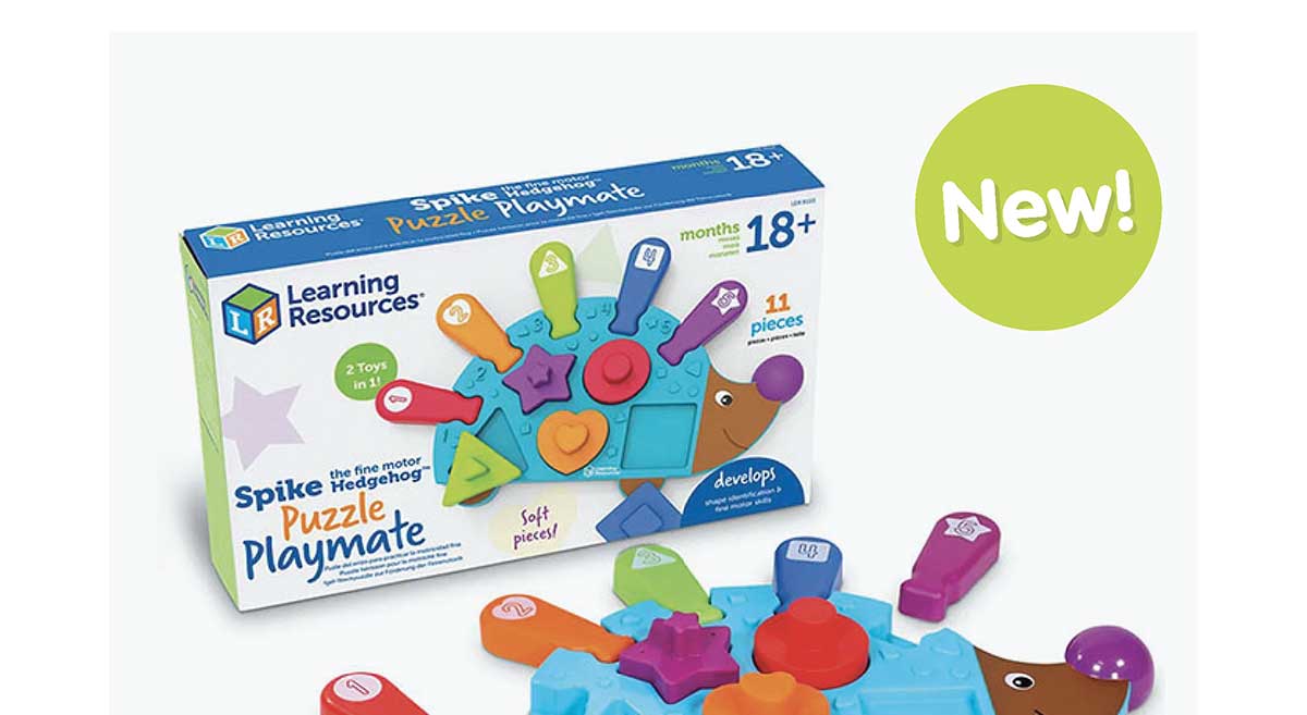 Spike the Fine Motor Hedgehog Puzzle Playmate