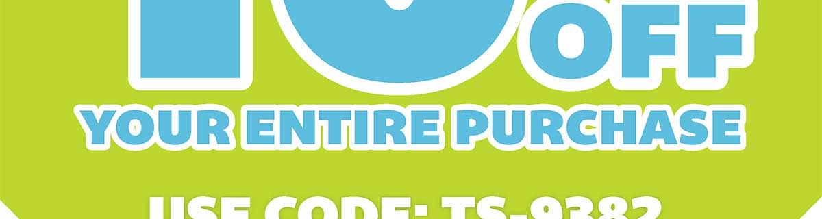 Spring Sale! 10% Off Your Entire Purchase
