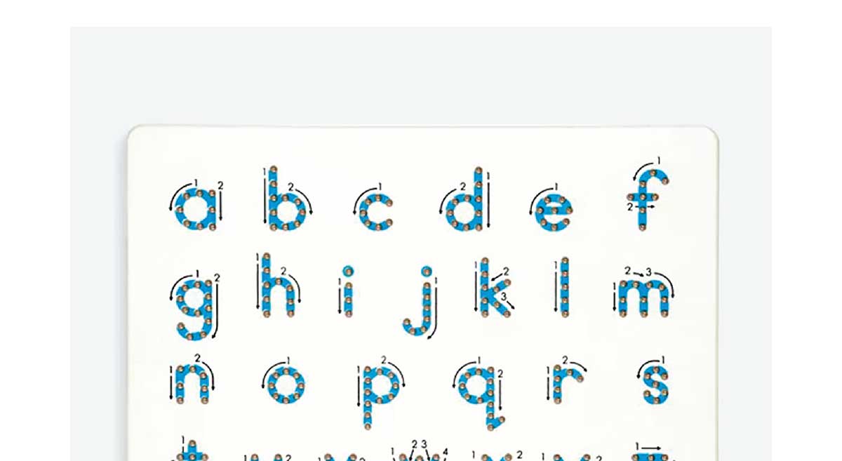 a to z Magnatab - Lower Case Letters