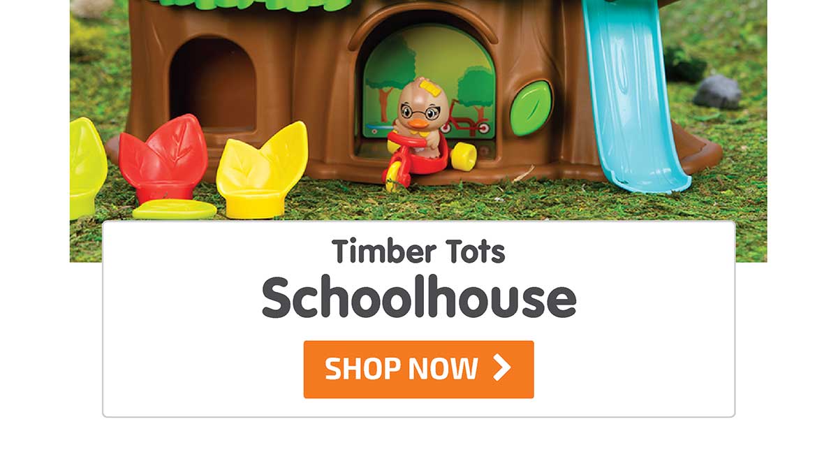 Timber Tots Schoolhouse - Shop Now