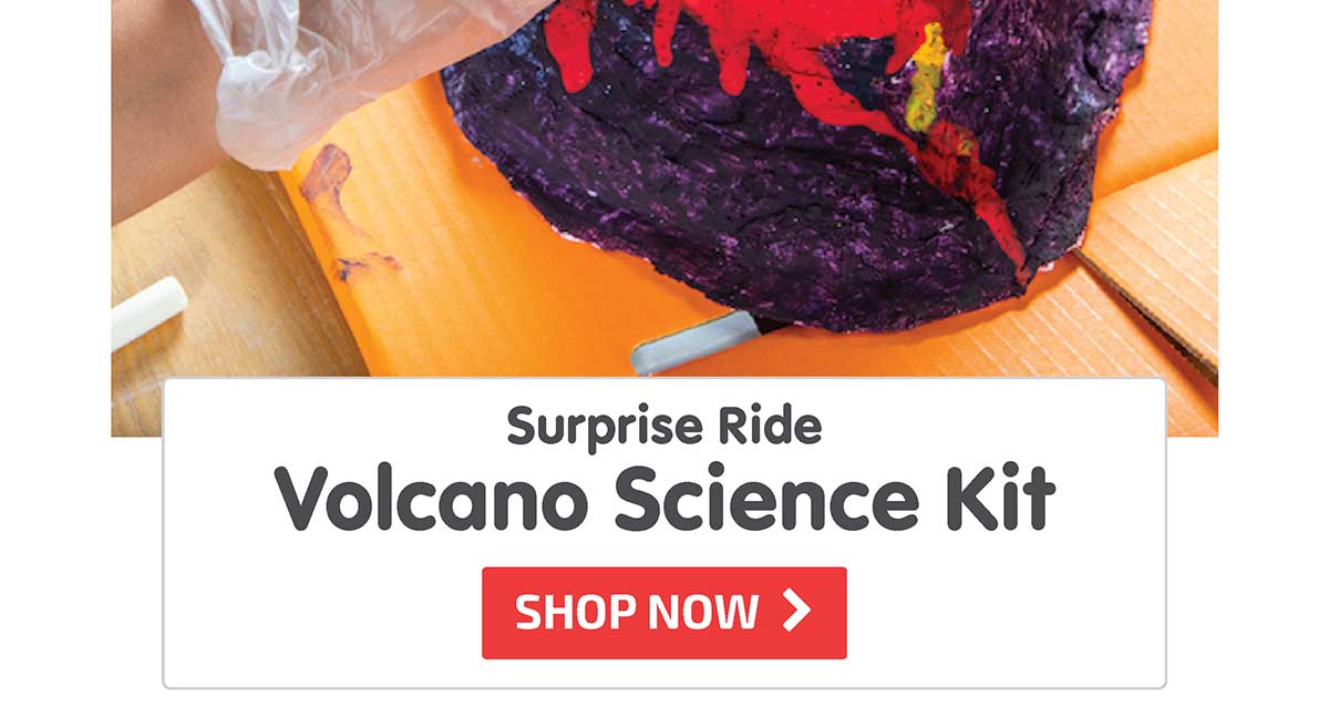 Surprise Ride - Build & Paint a Volcano Science Kit - Shop Now