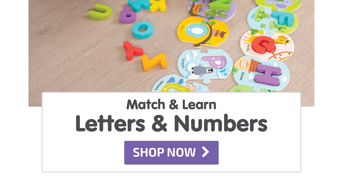 Match & Learn Letters & Numbers - Shop Now