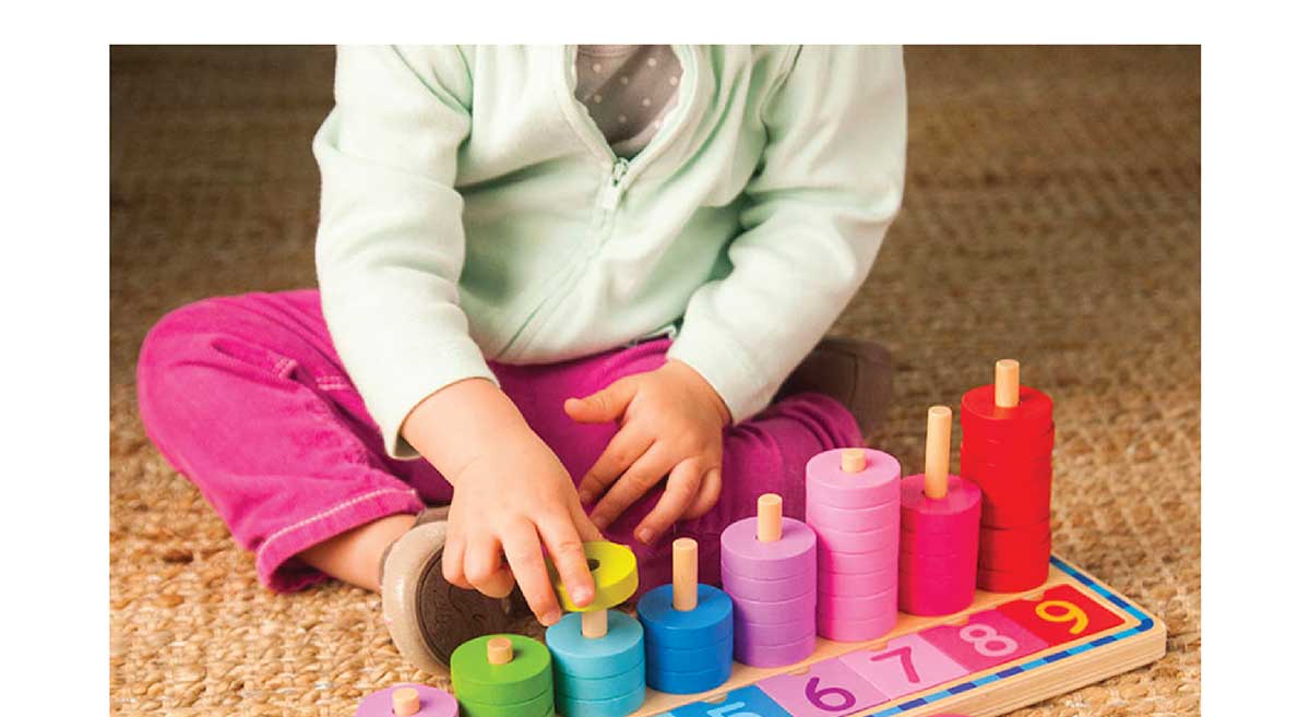Count and Sort Stacking Tower