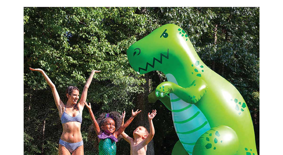 Giant Dinosaur Yard Sprinkler