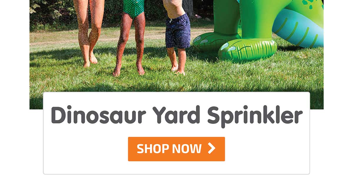 Giant Dinosaur Yard Sprinkler - Shop Now