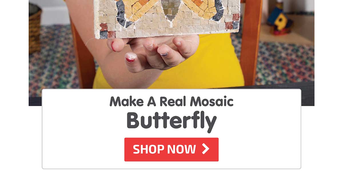Make A Real Mosaic - Butterfly - Shop Now