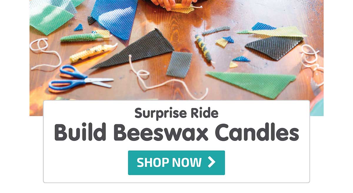 Surprise Ride - Build Beeswax Candles Activity Kit - Shop Now