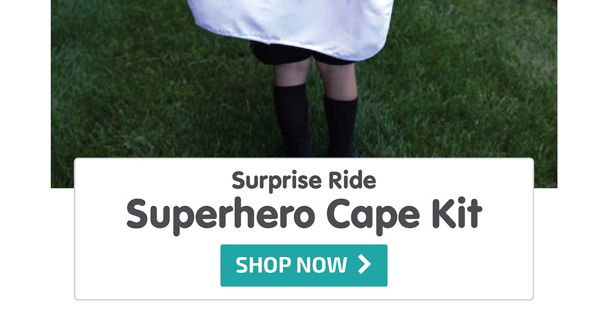 Surprise Ride - Design A Superhero Cape Kit - Shop Now